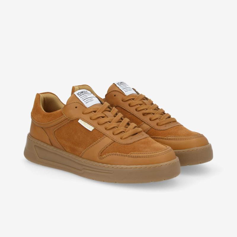 SMATCH SNEAKER M - SUEDE/NAPPA -  CHATAIGNE